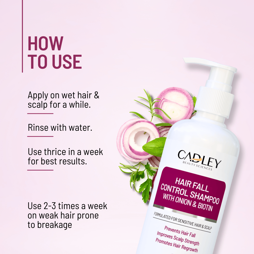 Hair Fall Control Shampoo with Biotin & Onion