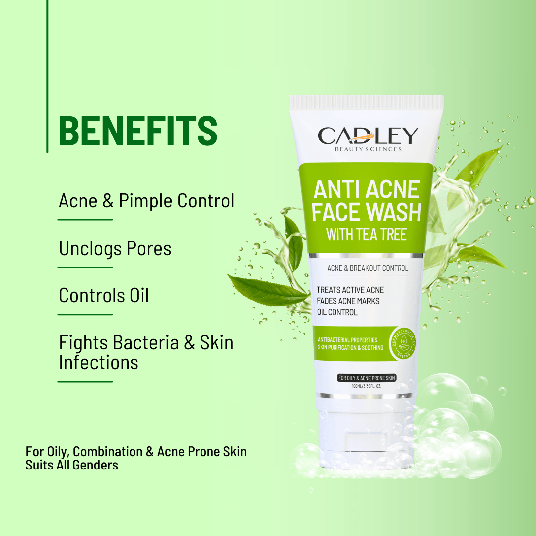 Anti Acne Face Wash with Tea Tree