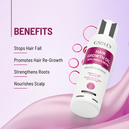 Hair Growth Oil with Biotin & Onion