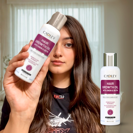 Hair Growth Oil with Biotin & Onion