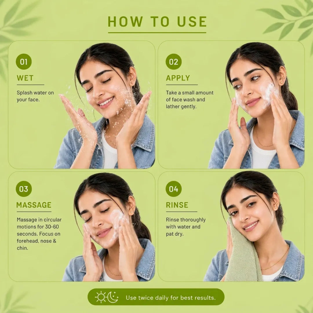 Anti Acne Face Wash with Tea Tree
