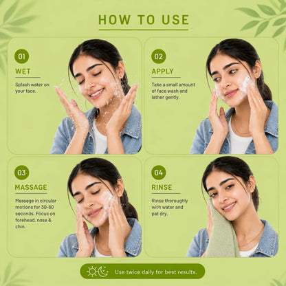 Anti Acne Face Wash with Tea Tree