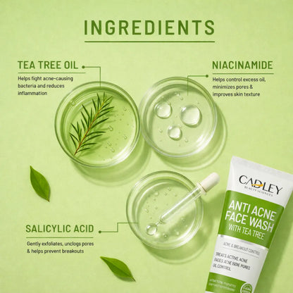 Anti Acne Face Wash with Tea Tree